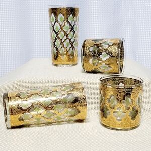 MCM Culver Valencia Highball/Rocks Bar Ware (set 4)